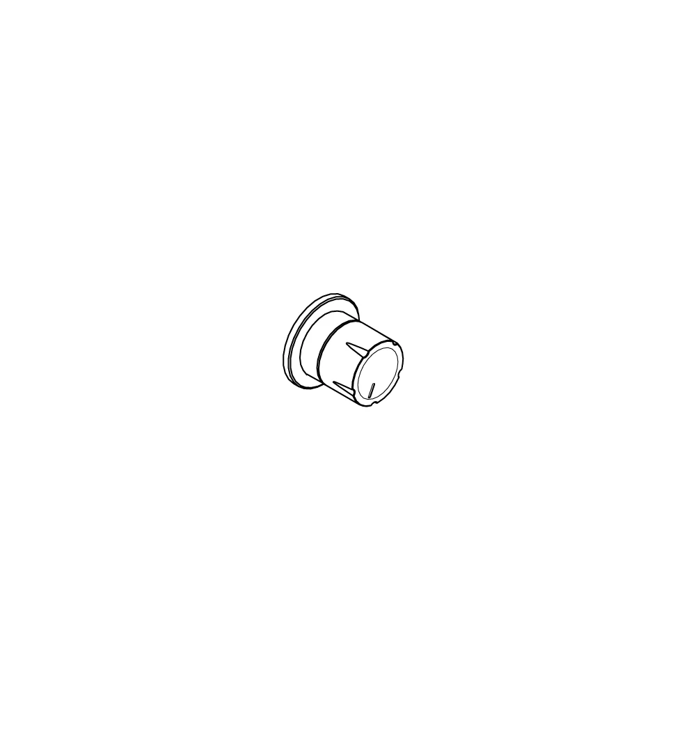 Concealed wall mounted half inch shut-off valve in AISI 316L stainless steel