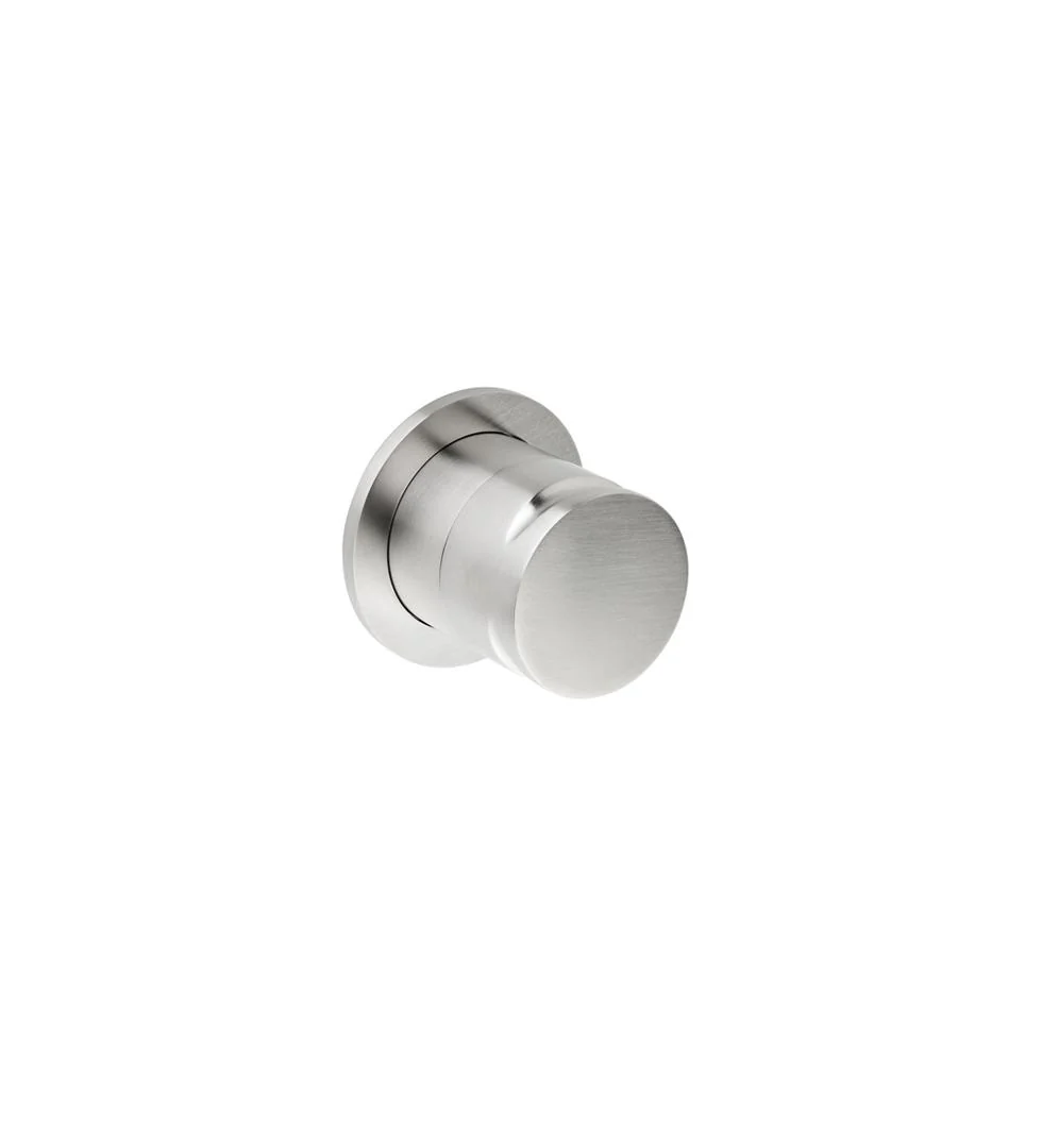 Half inch wall shut-off valve in AISI 316L stainless steel with half inch connections